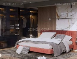 صحنه داخلی اتاق خواب برای اسکچاپ