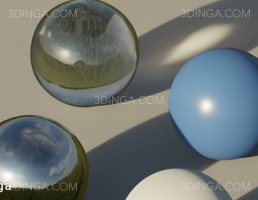 تکسچر HDRI آسمان در بعد از ظهر ابری