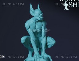 مجسمه هیولای انسان نما برای چاپ سه بعدی