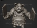 مجموعه کاراکترهای گراز جنگجو برای چاپ سه بعدی