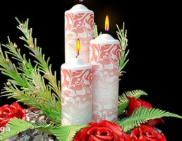 شمع جشن کریسمس