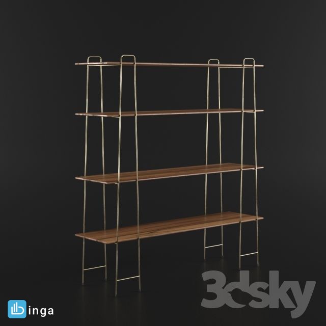 شلف مدرن (باکس چوبی)