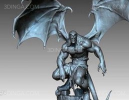 مجسمه کاراکتر مرد (Goliath) برای چاپ سه بعدی