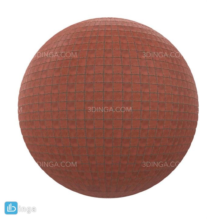 تکسچر سنگفرش کاشی قرمز