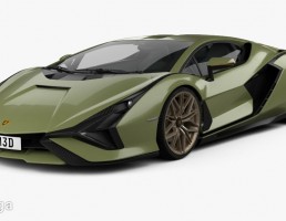 ماشین لامبورگینی مدل Sian سال 2020