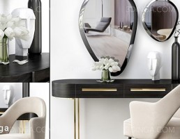 میز آرایش + صندلی