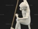 چراغ آویز + مجسمه میمون
