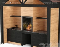 آشپزخانه تابستانی کوچک